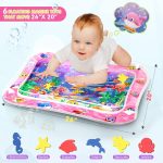 Infinno Inflatable Tummy Time Mat Premium Baby Water Play Mat for Infants and Toddlers Baby Toys for 3 to 24 Months, Strengthen Your Baby's Muscles, Portable - Image 4